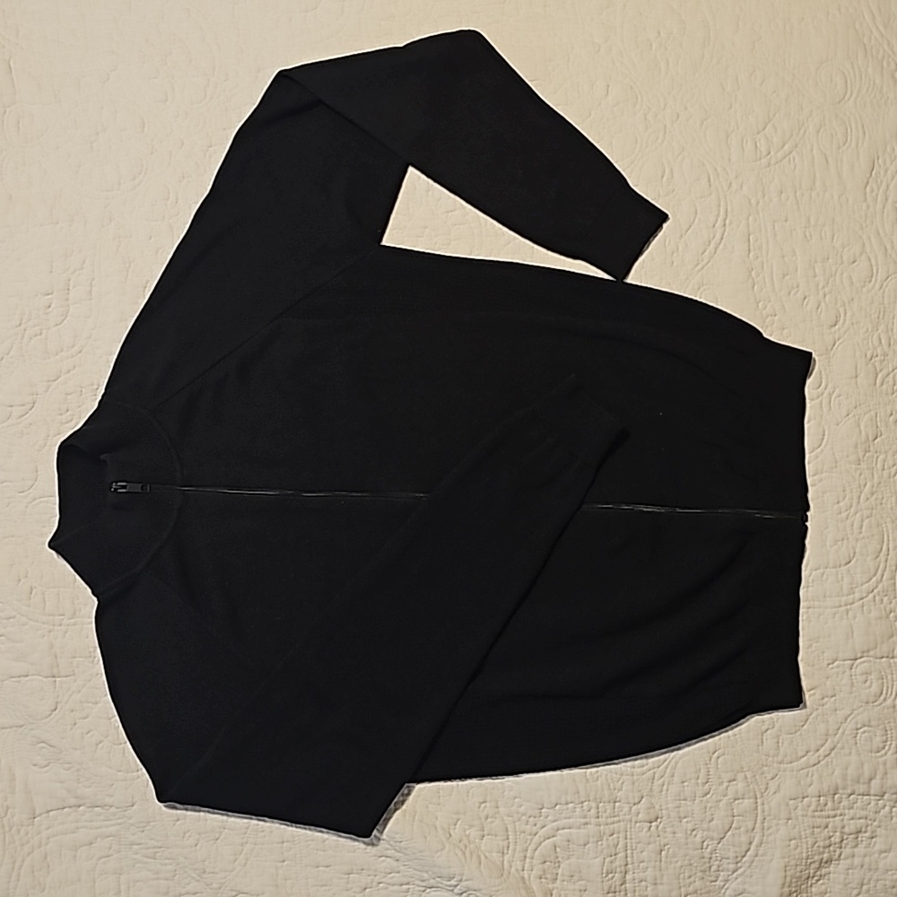 MENS M zip up silk cardigan